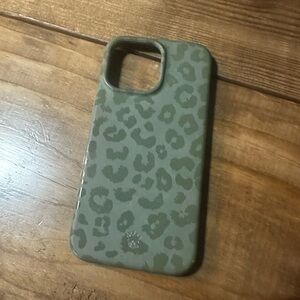 Velvet Caviar Olive Leopard Print Phone Case